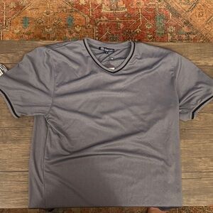 Gray Short Sleeve Men's Shirt